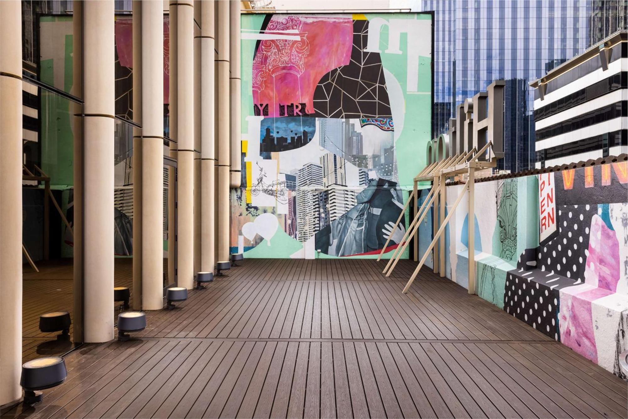 Hilton Melbourne Little Queen Street מראה חיצוני תמונה The interior of the gallery
